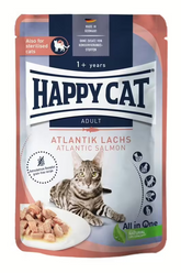 Happy Cat Meat in Sauce Aliment Humide Chat- Culinary Atlantic Salmon - Saumon de l’Atlantique 85g