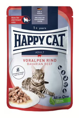 Happy Cat Meat in Sauce Aliment Humide Chat - Culinary Bavarian Beef 85g
