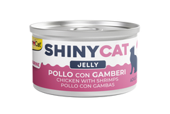 Gimcat Aliment Humide Chat ShinyCat Chicken with Shrimps 70g