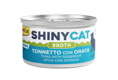 Gimcat Aliment Humide Chat ShinyCat Tuna with Seabream 70g