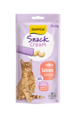 Gimcat Crème de snack SAUMON (6x15g)