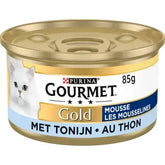 GOURMET® GOLD ALIMENT HUMIDE CHAT LES MOUSSELINES AU THON