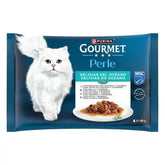 PURINA® GOURMET® Perle ALIMENT HUMIDE CHAT Délices Océaniques 4x85G