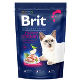 Brit Premium Aliment Sec pour Chat par Nature Cat. Poulet stérilisé 1,5 kg