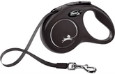 Flexi Laisse à enrouleur Classic Sangle Noir