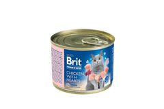 Brit Premium by Nature Aliment Humide Chat Chicken with Hearts 200 g