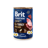 Brit Premium par Nature Aliment Humide Chien Turkey avec foie 400 g