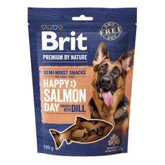 Brit Premium Nature Dog Semi-humide Snacks Saumon & Aneth 180 g