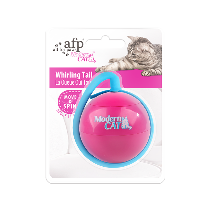 AFP Jouet pour Chat Whirlling tailBalle interactive