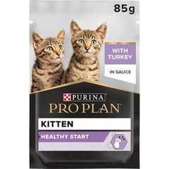 Pro Plan Kitten, Aliment Humide Chat, dinde en sauce (85Gx10)