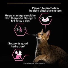 Pro Plan Aliment Humide Chat délicate, dinde en sauce (85Gx10)
