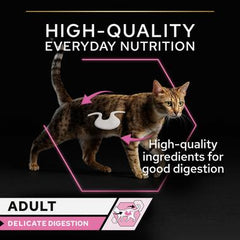 Pro Plan Aliment Humide Chat délicate, dinde en sauce (85Gx10)