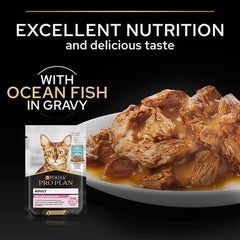 Pro Plan Aliment Humide Chat délicate, dinde en sauce (85Gx10)