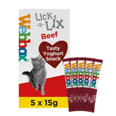 Webbox Lick-e-Lix with Beef Cat Treats (5x15g)