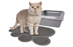 Tapis de bac à litière Pitou Matti Gris