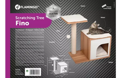 ARBRE À CHAT FRED BEIGE & ÉCRU & NATUREL & BLANC