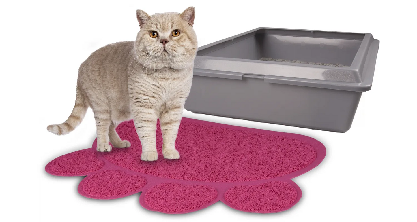 TAPIS DE BAC À LITIÈRE PITOU MATTI FUCHSIA
