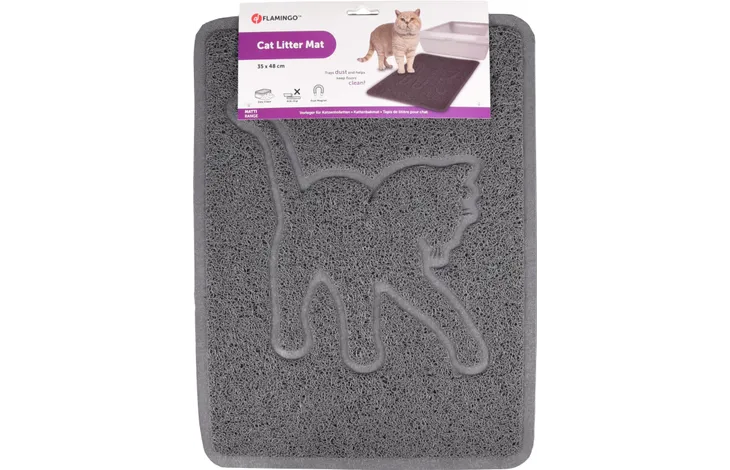 ROSIE MATTI LITTER BOX MAT GRAY