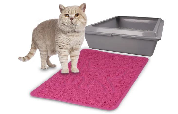 ROSIE MATTI LITTER BOX MAT GRAY