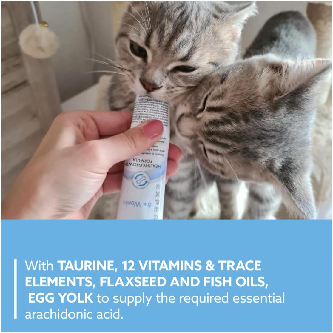 Gimcat Kitten Paste Supplément pour Chat - pâte multivitaminée pour chatons avec calcium 50g