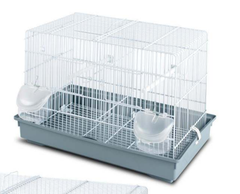 LEOPET COVA 1 CAGE À OISEAUX 44x27x32h AVEC SÉPARATEUR INTERNE AMOVIBLE