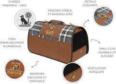 Sac, Caisse de Transport pour Chien au Chat CAZO Oxford 50x27x26cm