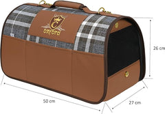 Sac, Caisse de Transport pour Chien au Chat CAZO Oxford 50x27x26cm
