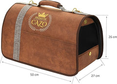 Sac, Caisse de Transport pour Chien au Chat CAZO Premium - 50x27x26cm