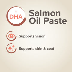 Pâte au saumon Supplément pour Chat spécial beauté du pelage 100 g