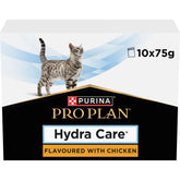 Pro Plan Hydra Care Aliment Humide Chat, complément d’hydratation pour chats, (10x75g)