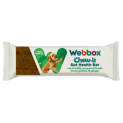 Webbox Chew-It Gut Health Bar Lamb Dog Treat 30g