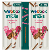 Webbox Cat Tasty Sticks salmon and trout 30 G (6pcs)