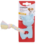 Camon Jouet Pour Chien TPE small animals with cotton plait and squeaker 10 cm