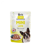Brit Care Aliment Humide Chien Mini Lamb fillets in gravy 85 G