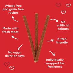 Webbox Tasty Sticks Beef & Rabbit Cat Treats 30g (6pcs)