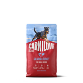 Carnilove Aliment Sec pour Chat ACTIVE Chien de petite race - Saumon et dinde 4 Kg