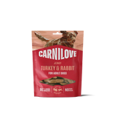 Carnilove Turkey & Rabbit JERKY Snack for Dogs 100g