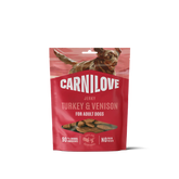 Carnilove Turkey & Venison JERKY Snack for Dogs 100g