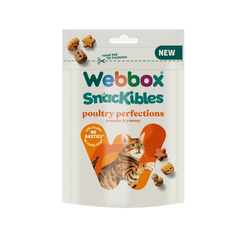 Webbox Snackibles Poultry Perfections Gâteries pour Chat 85g
