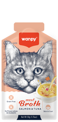 Wanpy Soupe de viande - Thon & Saumon 50 g
