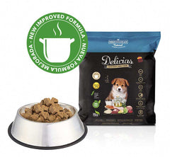 Delicias Aliment semi-humide complet pour CHIOTS 800 G