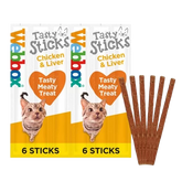 Webbox Tasty Sticks Chicken & Liver Cat Treats 30g (6pcs)