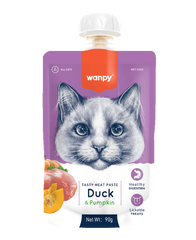 Wanpy Pâte de viande savoureuse - Canard et citrouille 90 g