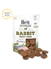 Brit Meat Jerky Snack – Rabbit Meaty coins 80 G