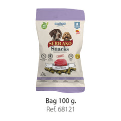 Serrano Snack Pour Chien Boeuf 100g