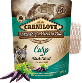 Carnilove Aliment Humide Chien pâté Carpe à la Carotte Noire 300 G