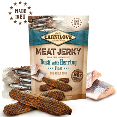 Carnilove Meat Jerky Duck with Herring Fillet 100 G
