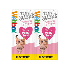 Webbox Cat Tasty Sticks saumon et à la truite 30 G (6pcs)