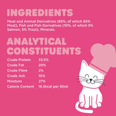 Webbox Cat Tasty Sticks saumon et à la truite 30 G (6pcs)