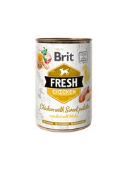 Brit Aliment Humide Chien Fresh Chicken with Sweet Potato 400 G